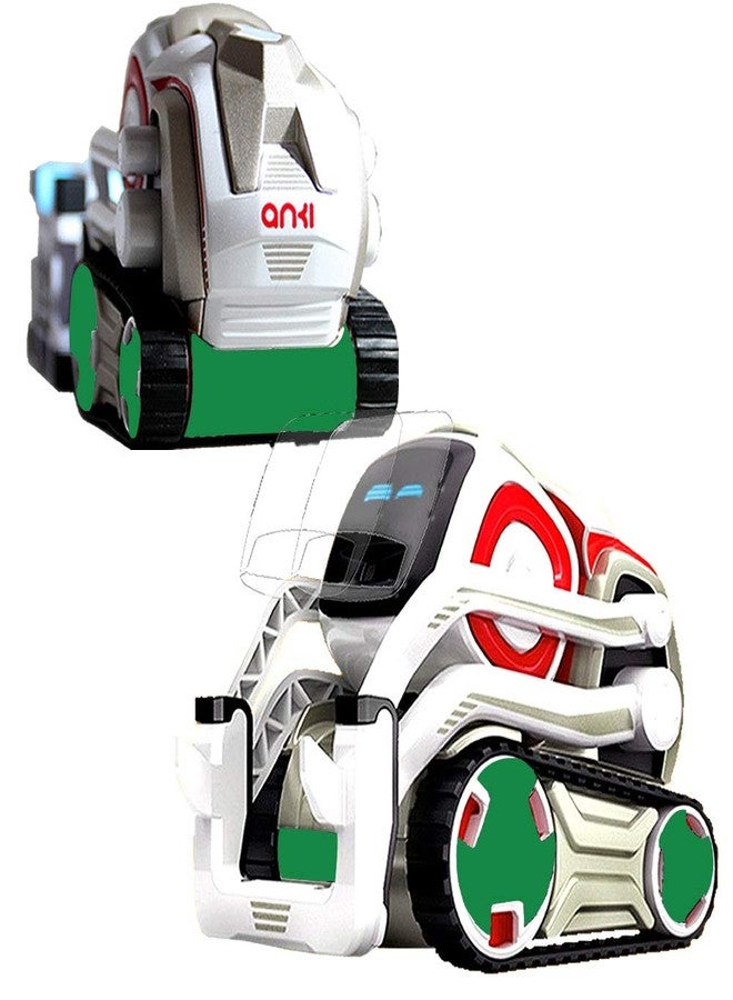 IPG for Cozmo Robot Face Screen Guard KIT Excellent Protector from Unexpected Attacks of Kids and Pets. Include Wheels & Bumpers Decoration Set (Green) - Image 4